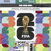 2026 Panini FIFA World Cup Sticker Starter Bundle  Official Album  5 Sticker Packs Licensed Tournament Collection
